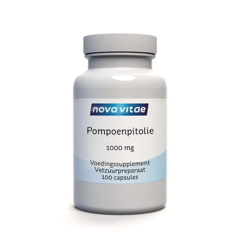 Nova Vitae Pompoenpitolie 1000mg (100 capsules)