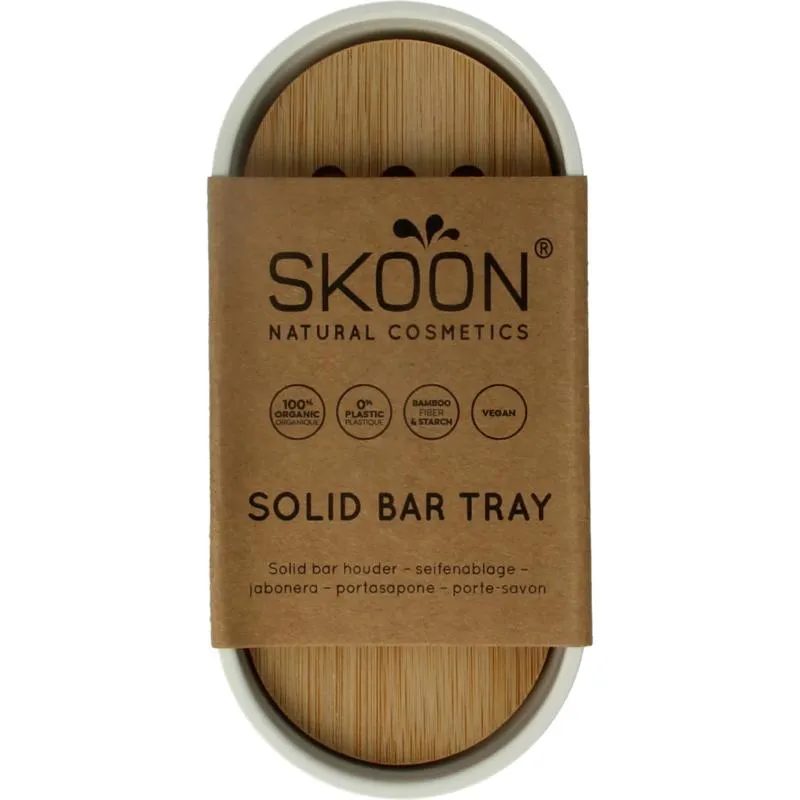Skoon Solid bar houder wit L (1 stuk)