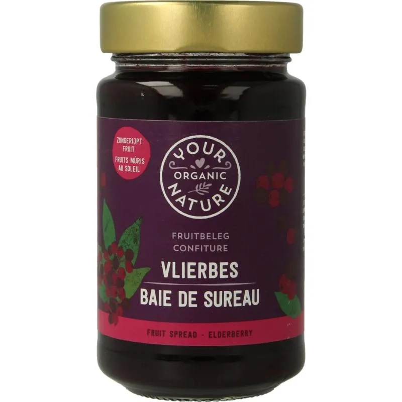 Your Organic Nature Fruit beleg vlierbes bio (250 gr)