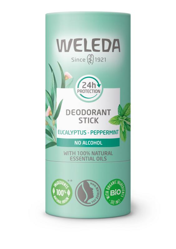 WELEDA Eucalyptus + peppermint 24U deodorant stick (50 gr)