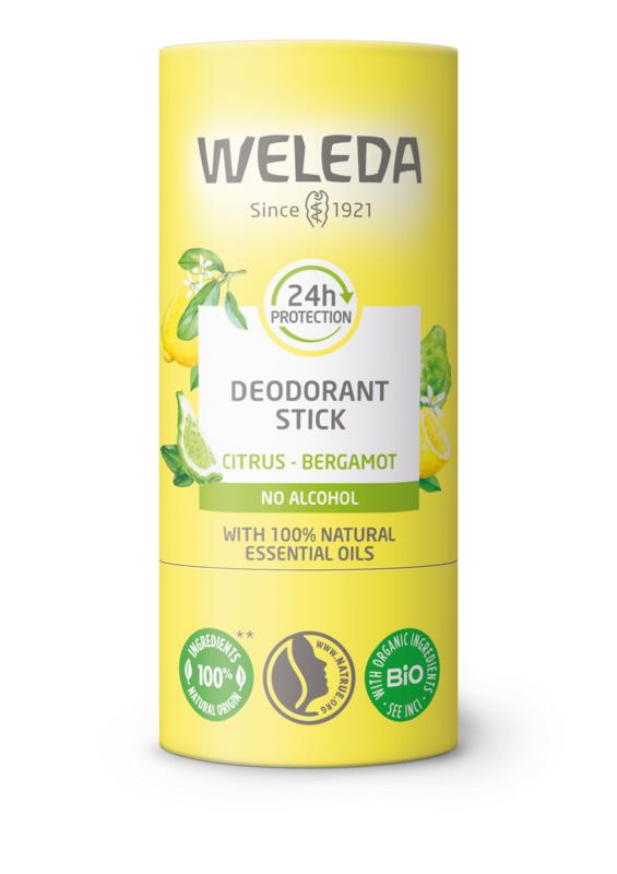 WELEDA Citrus + bergamot 24U deodorant stick (50 gr)