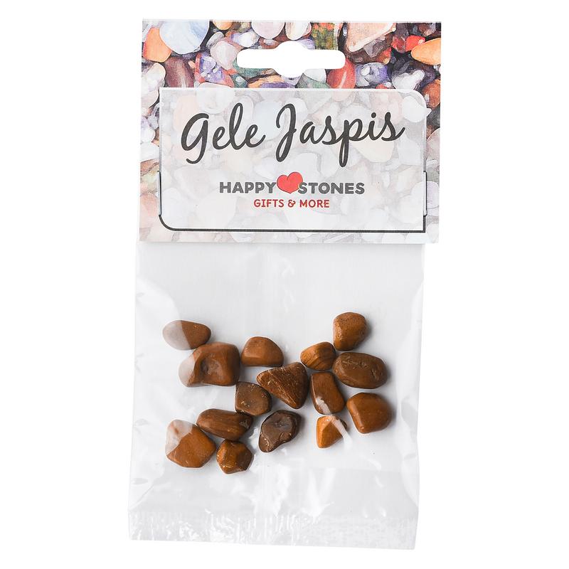 Happystones Gele jaspis (1 stuk)