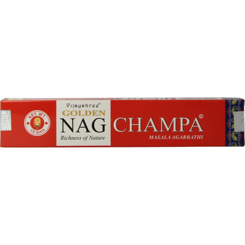 Nag Champa Wierook Golden Nag Champa Ince Nse (15 gr)