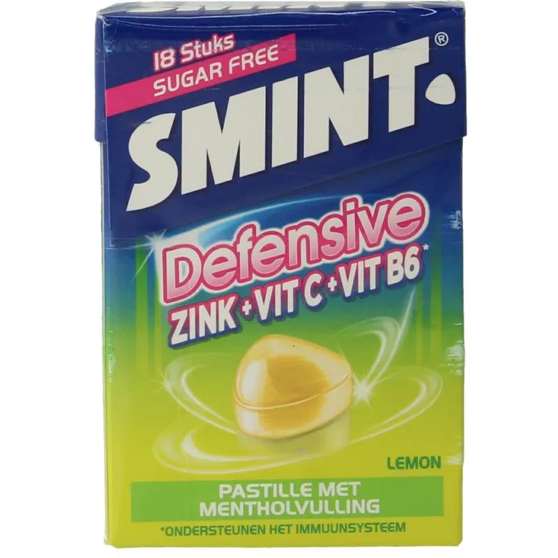 Smint Defensive Lemon (18 stuks)
