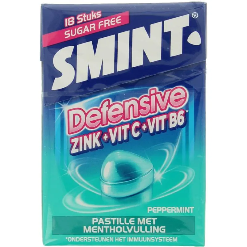 Smint Defensive Peppermint (18 stuks)