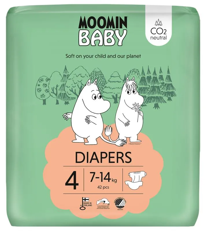 Moomin Baby Luiers 4 (42 stuks)