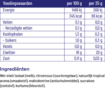 Vitakruid Clear Whey Isolate - Tropical (750 gr) - image 2