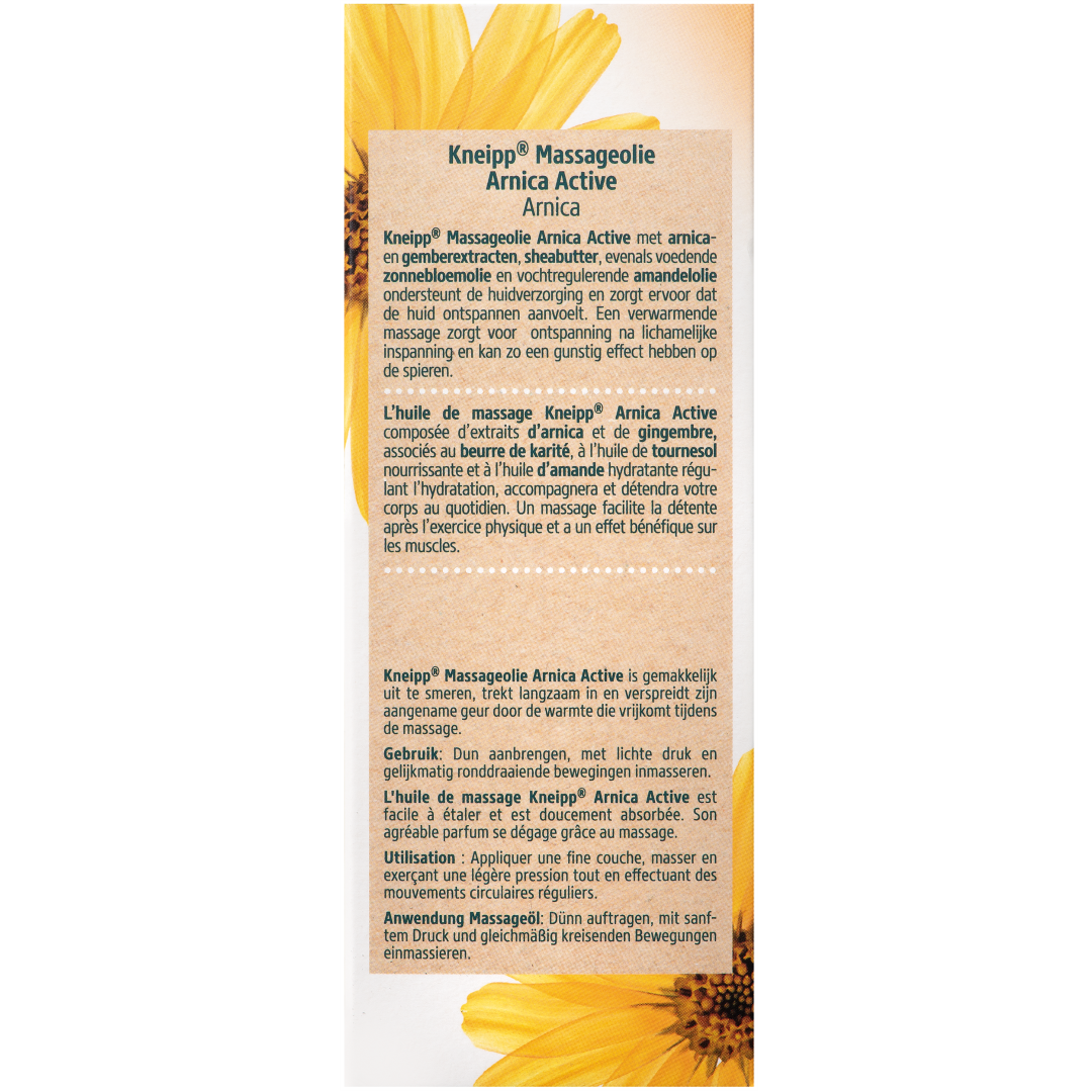 Kneipp Massageolie Arnica (100 ml) - image 3