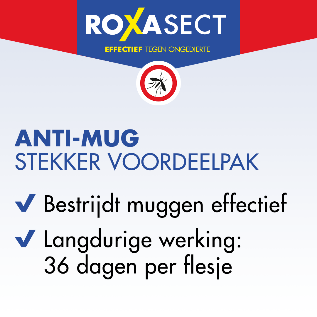 Roxasect Anti mug stekker actieverpakking 2 navulverpakking (1 stuk) - image 2
