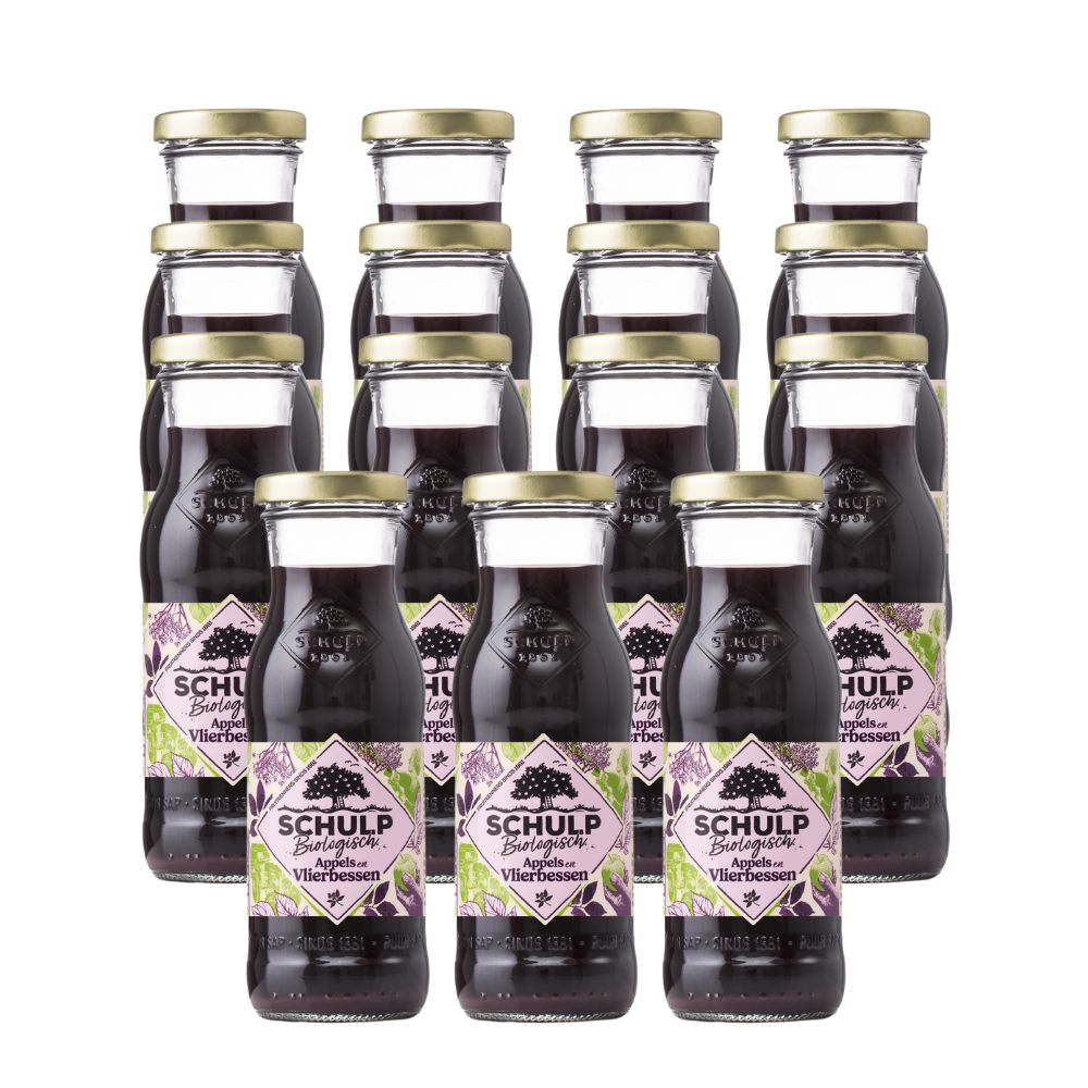 Schulp Appel & Vlierbessap Bio 15 Pack (15 x 200 ml)