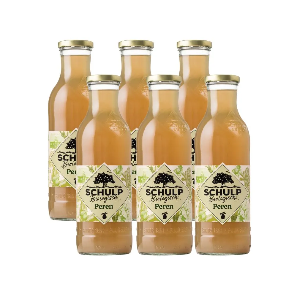 Schulp Perensap Bio 6 Pack (6 x 750 ml)