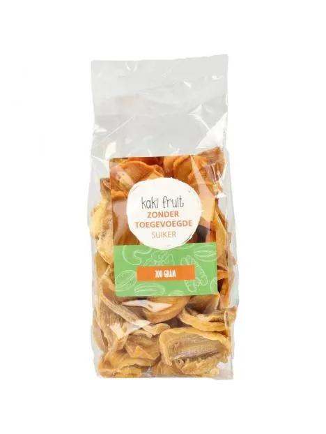 Mijnnatuurwinkel Gedroogde Kaki Fruit (200 gr)