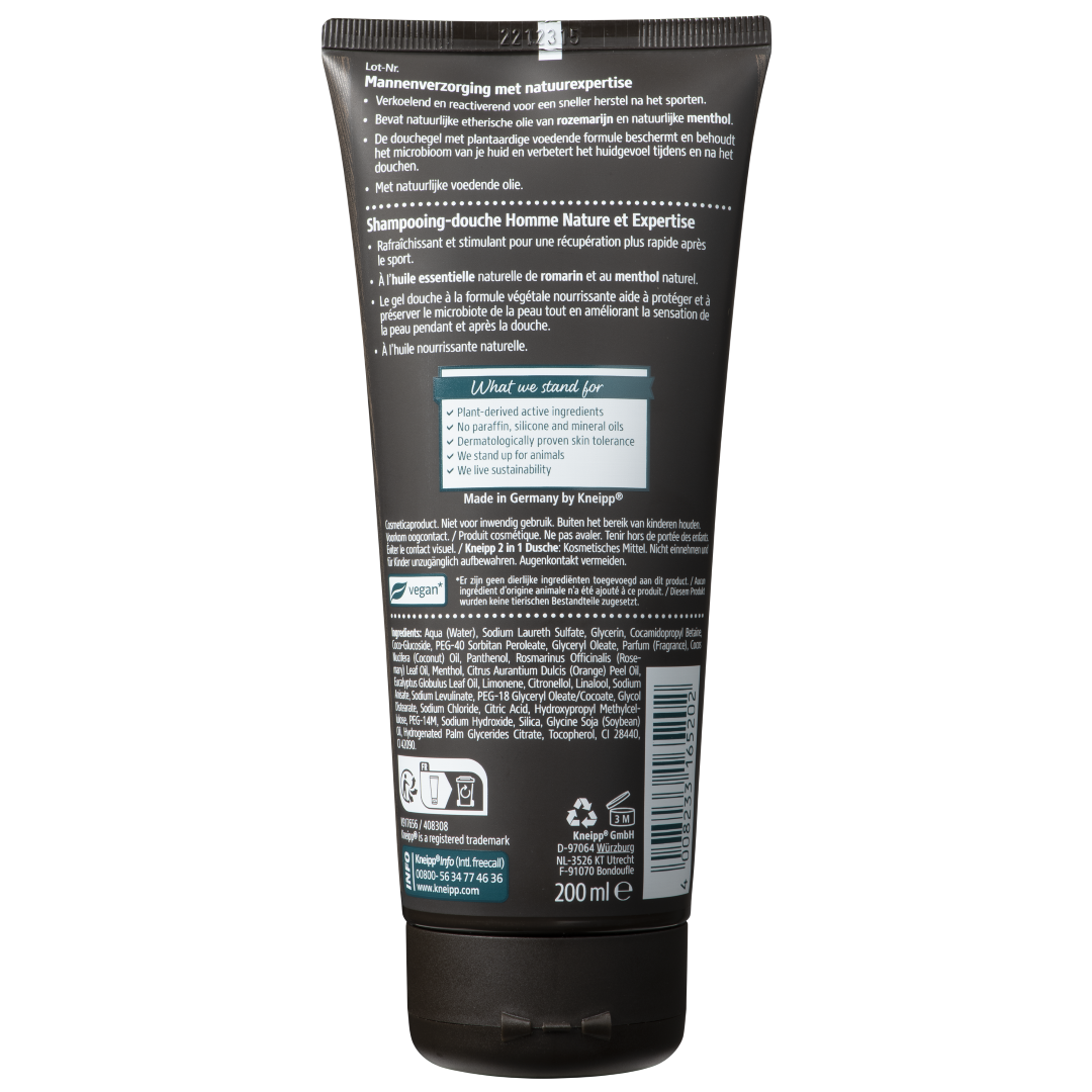 Kneipp Men Douche 2-in-1 Sport (200 ml)