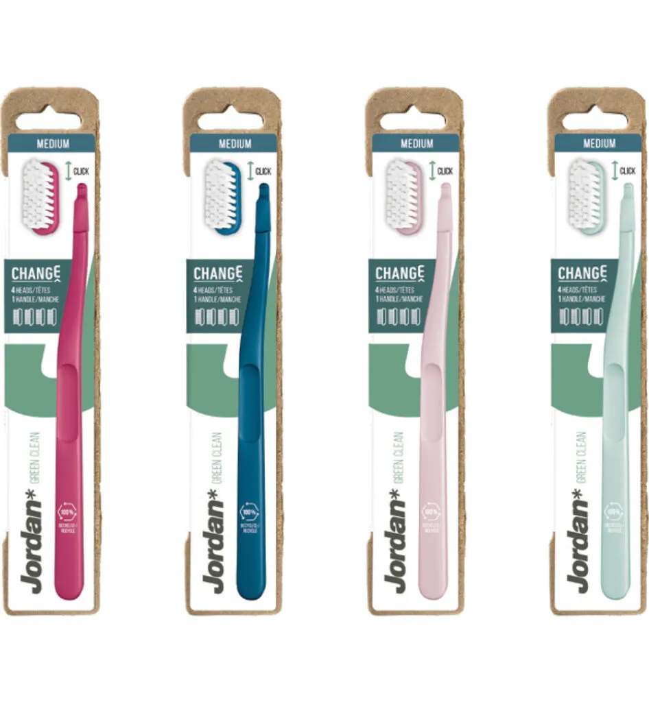 Jordan Tandenborstel Green Clean Chan (1 stuk)