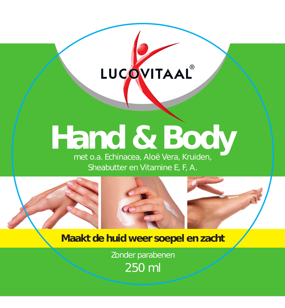 Lucovitaal Hand & Body Crème (250 ml)