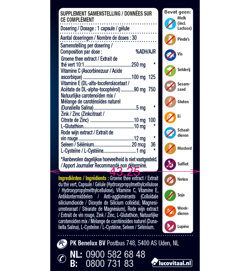 Lucovitaal Antioxidant Complex (30 capsules)