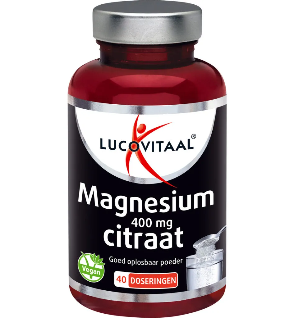 Lucovitaal Magnesium 400mg Citraat Poeder (40 doseringen)