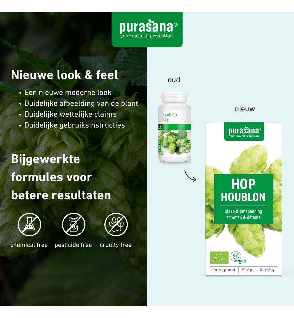Purasana Hop 200 Mg Bio (90 vega capsules) - image 7