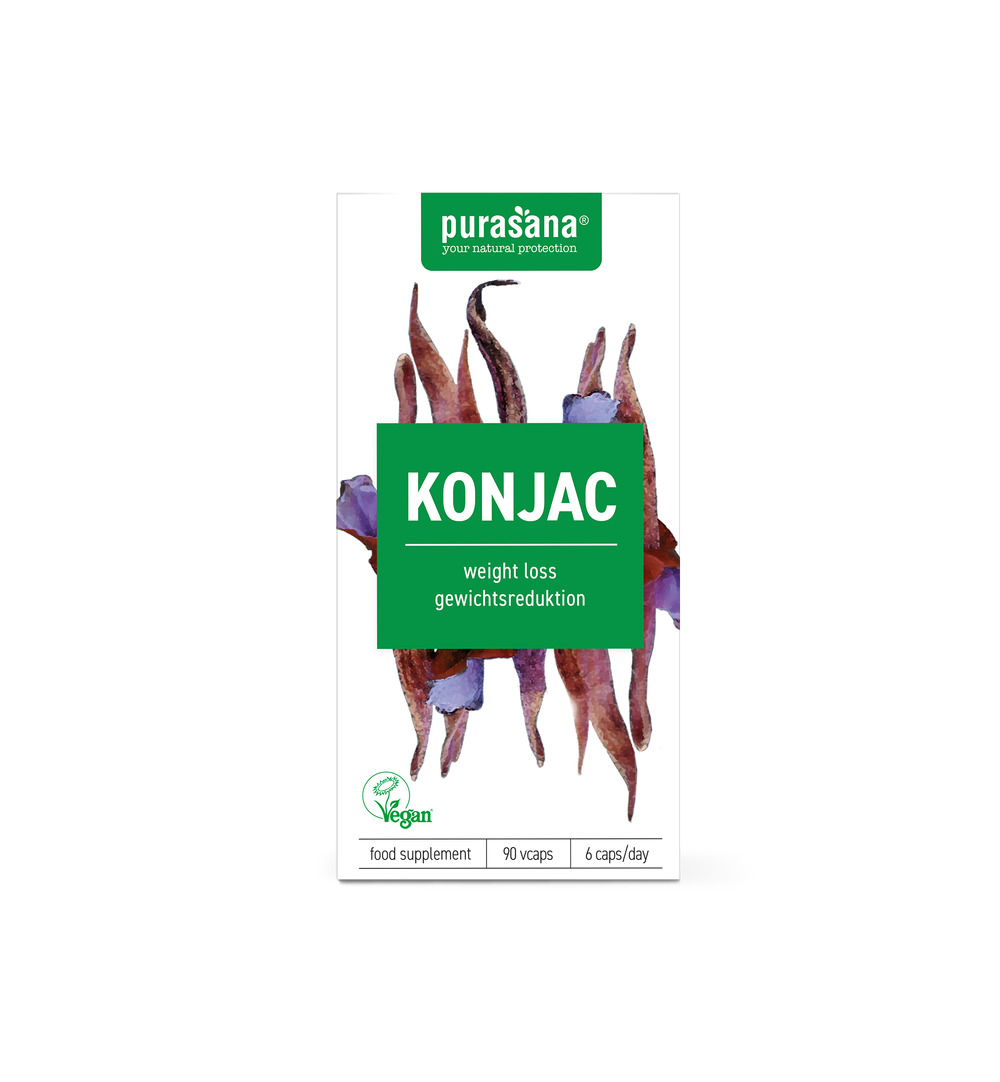 Purasana Konjak extract 530 mg (90 vega capsules)