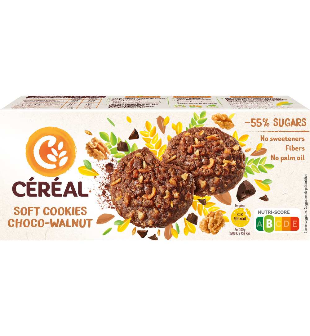 Céréal Soft Cookies Choco Walnut (138 gr)
