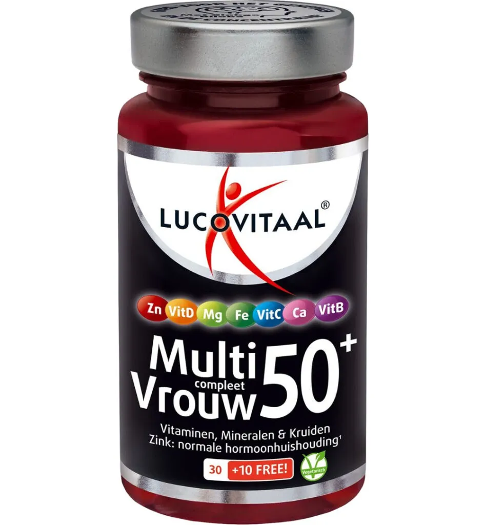 Lucovitaal Multi Compleet Vrouw 50+ (40 tabletten)