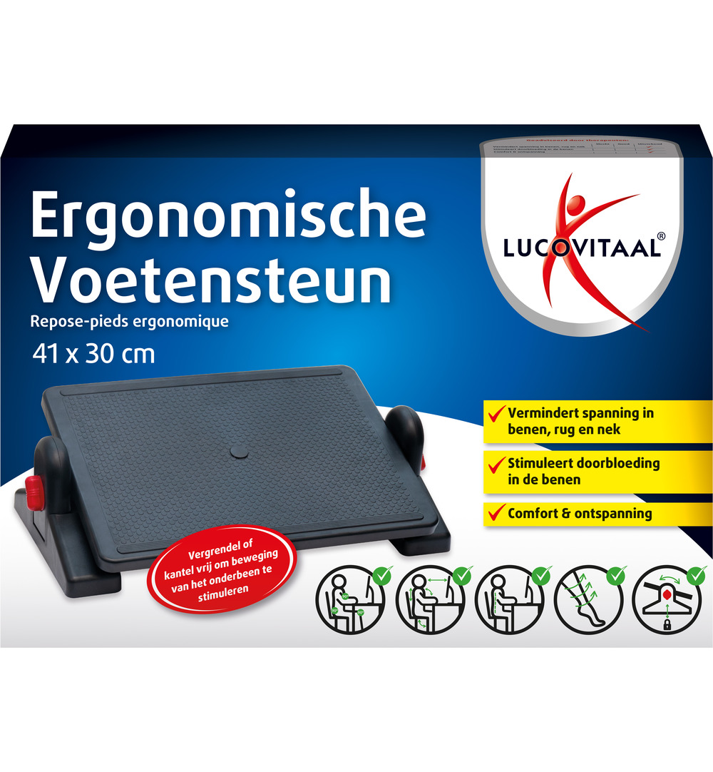 Lucovitaal Ergonomische Voetensteun (1 stuk)