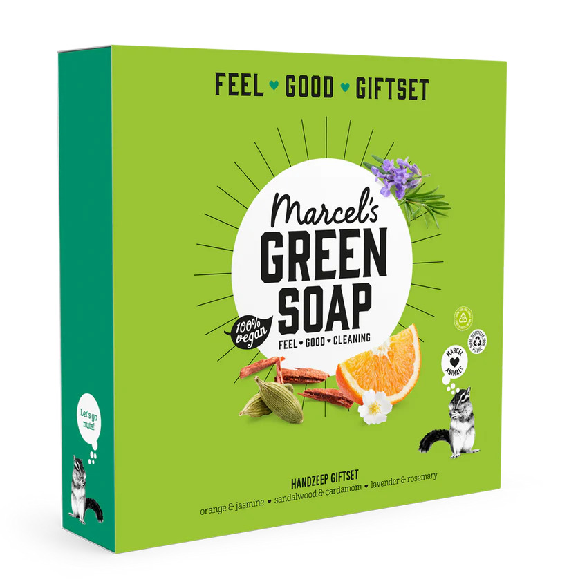 Marcel's Green Soap Giftbox Mix Handsoap (3 x 250 ml)
