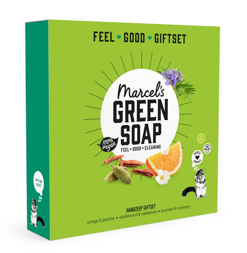 Marcel's Green Soap Giftbox Mix Handsoap (3 x 250 ml)