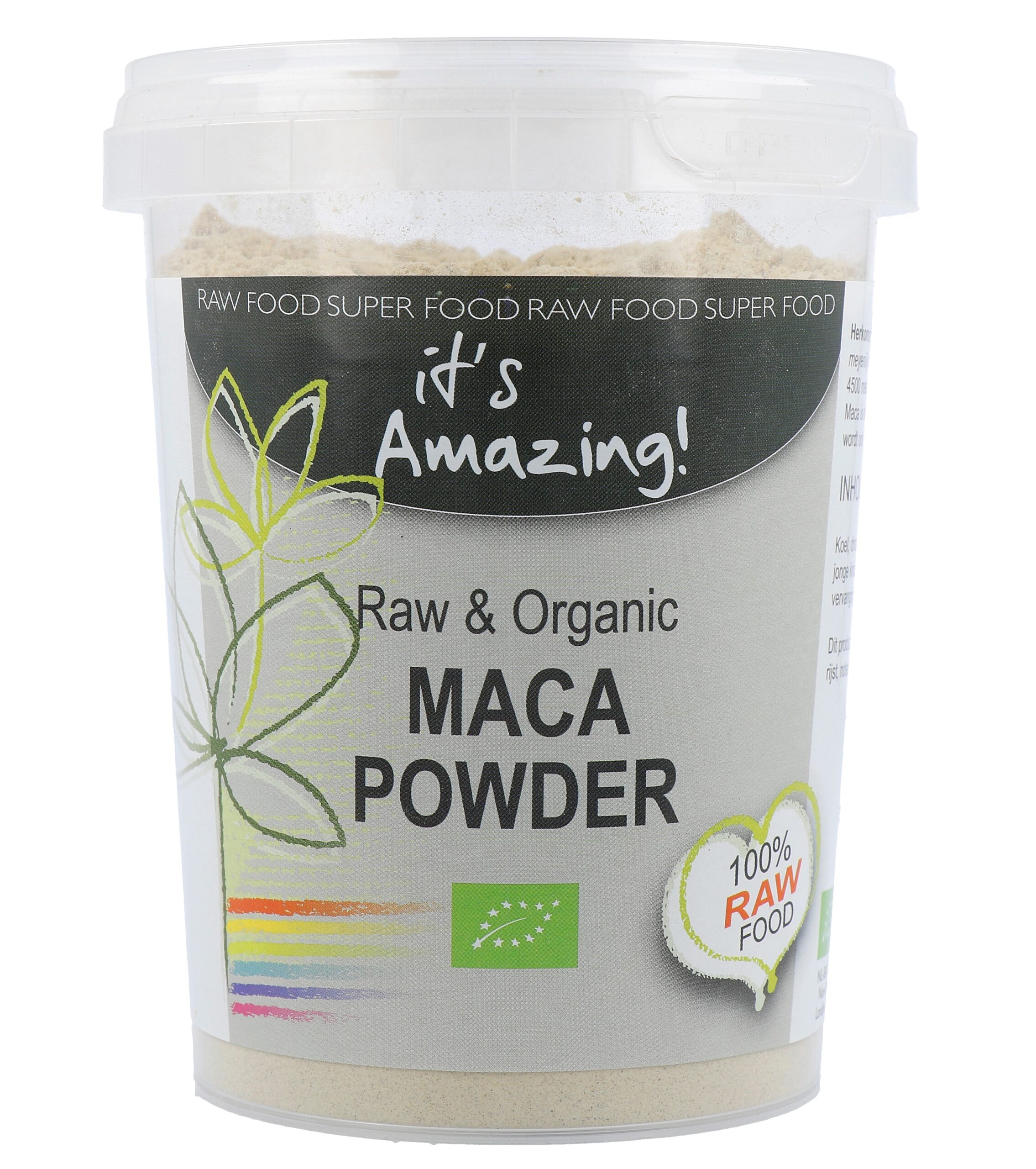 It's Amazing Raw & organic maca poeder bio (300 gr)