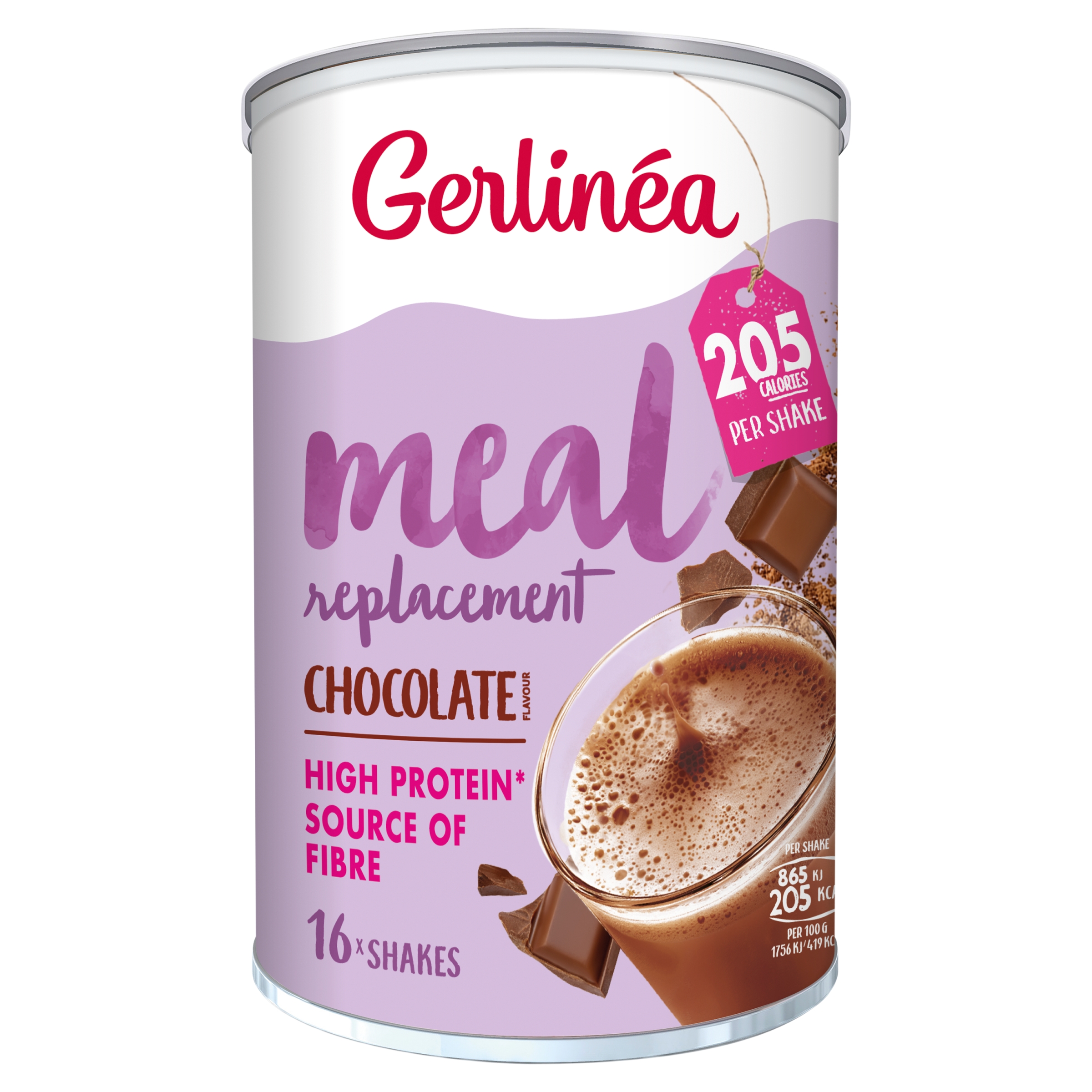 Gerlinéa Afslank Maaltijdshake Chocolade (436 gr)