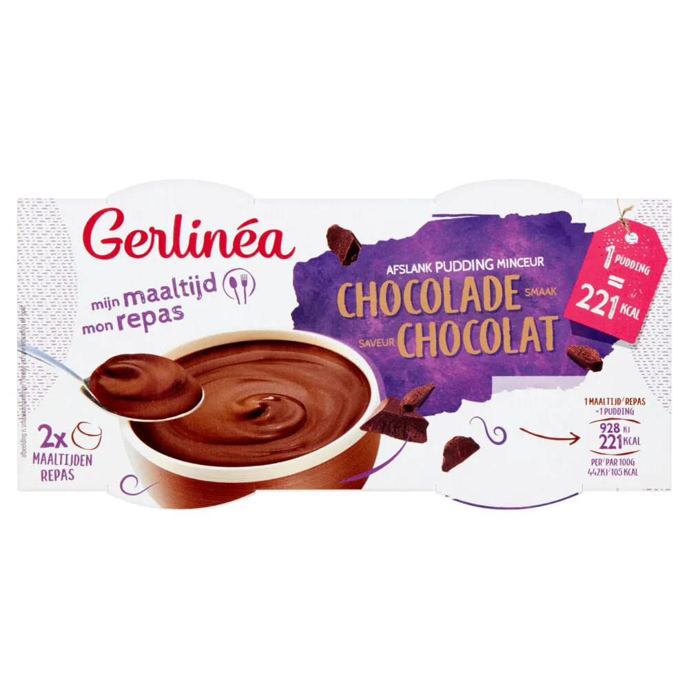 Gerlinéa Pudding Chocolade (2 X 210 gr)