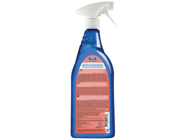 Blue Wonder Desinfectie Reiniger Spray (750 ml)