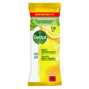 Dettol Doekjes Maxi Citroen (110 stuks)