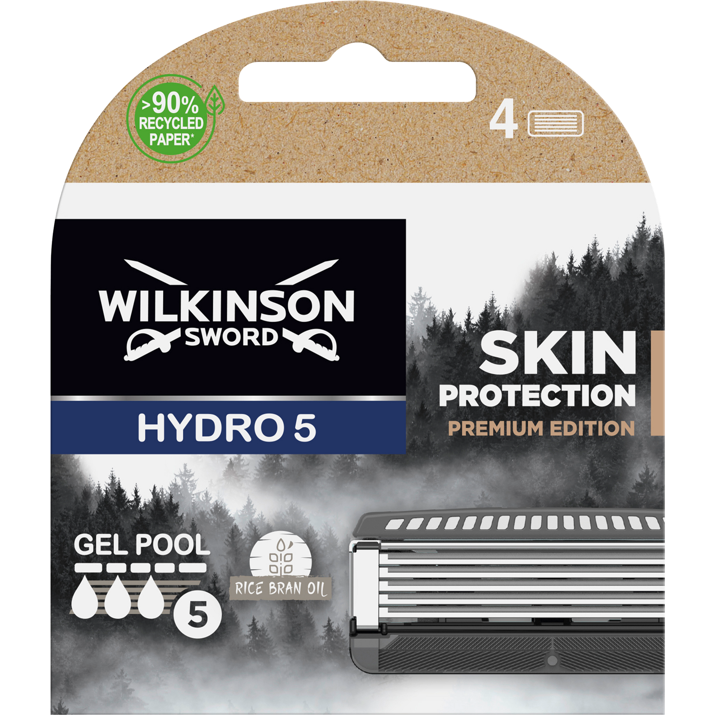 Wilkinson Hydro 5 Skin Protection Premium Edition (4 stuks)