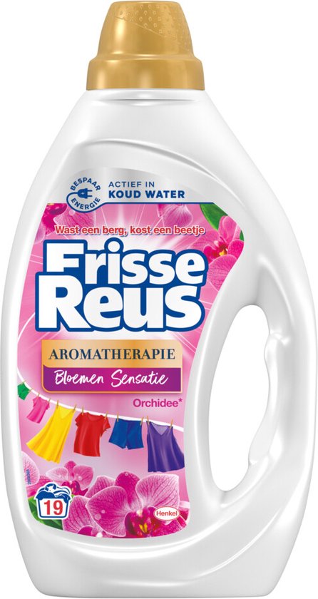 Frisse Reus Wasmiddel Gel Orchidee (855 ml)
