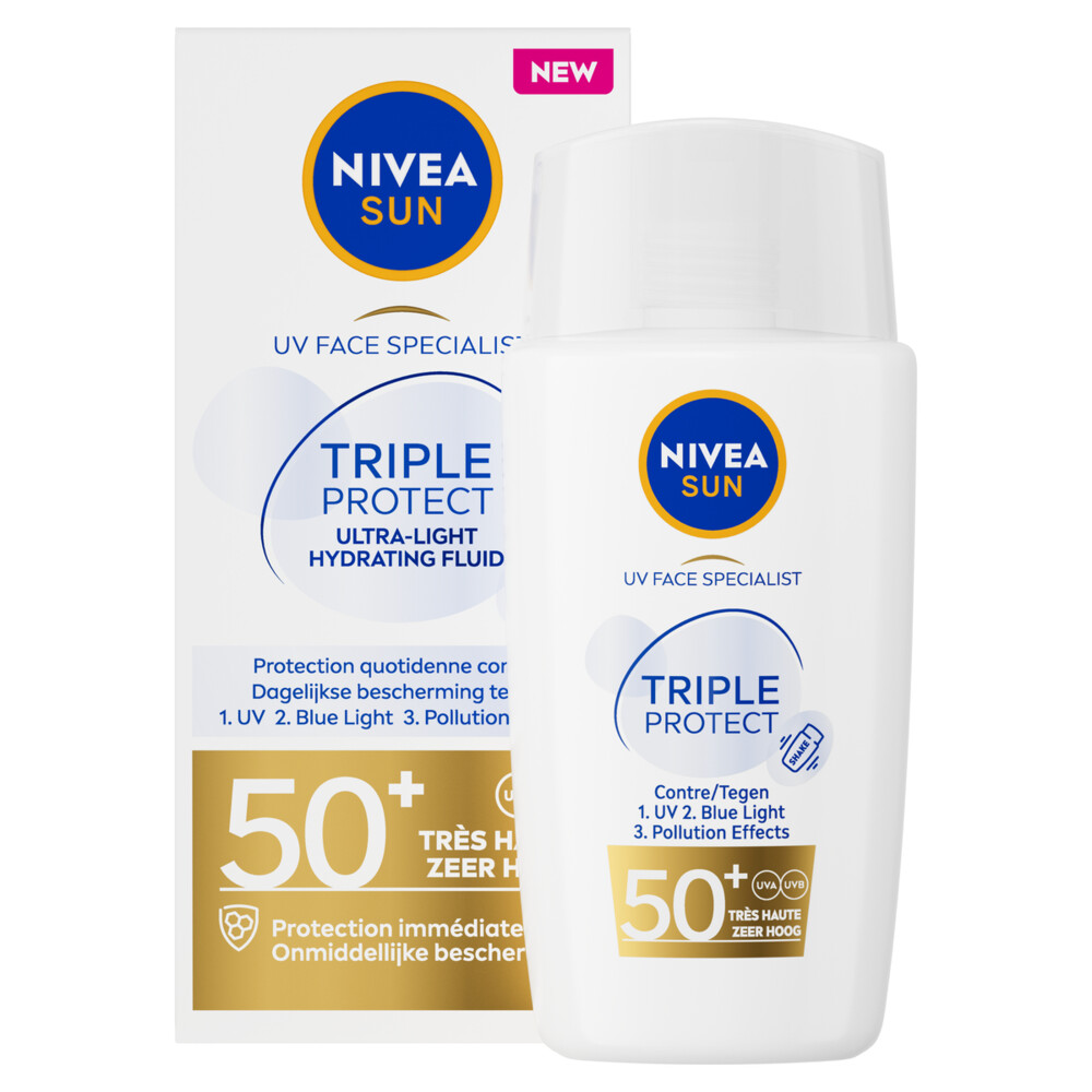 Nivea Sun Triple Protect SPF50+ Zonnebrandcrème (40 ml)