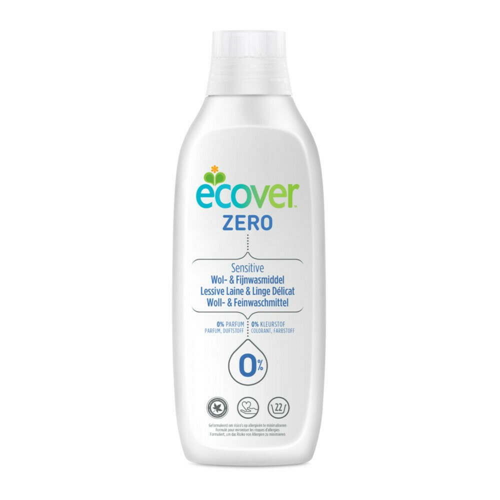 Ecover Wasmiddel Zero Wol & Fijn (1000 ml)