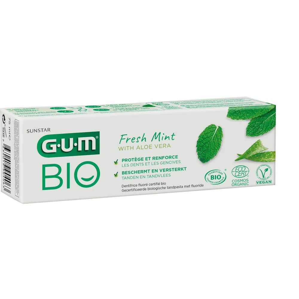 Gum Tandpasta Bio fresh Mint (75 ml)