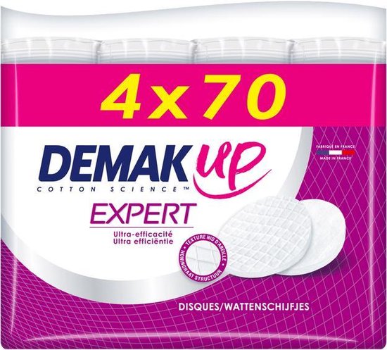 Demake Up Wattenschijfjes Expert 4 Pack (4 X 70 stuks)
