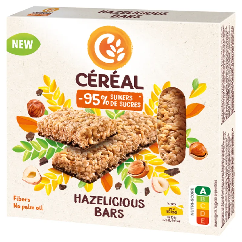 Céréal Hazelicious Bars (3 stuks)