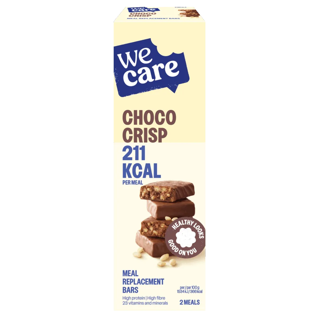 WeCare Bars choco crisp (116 gr)
