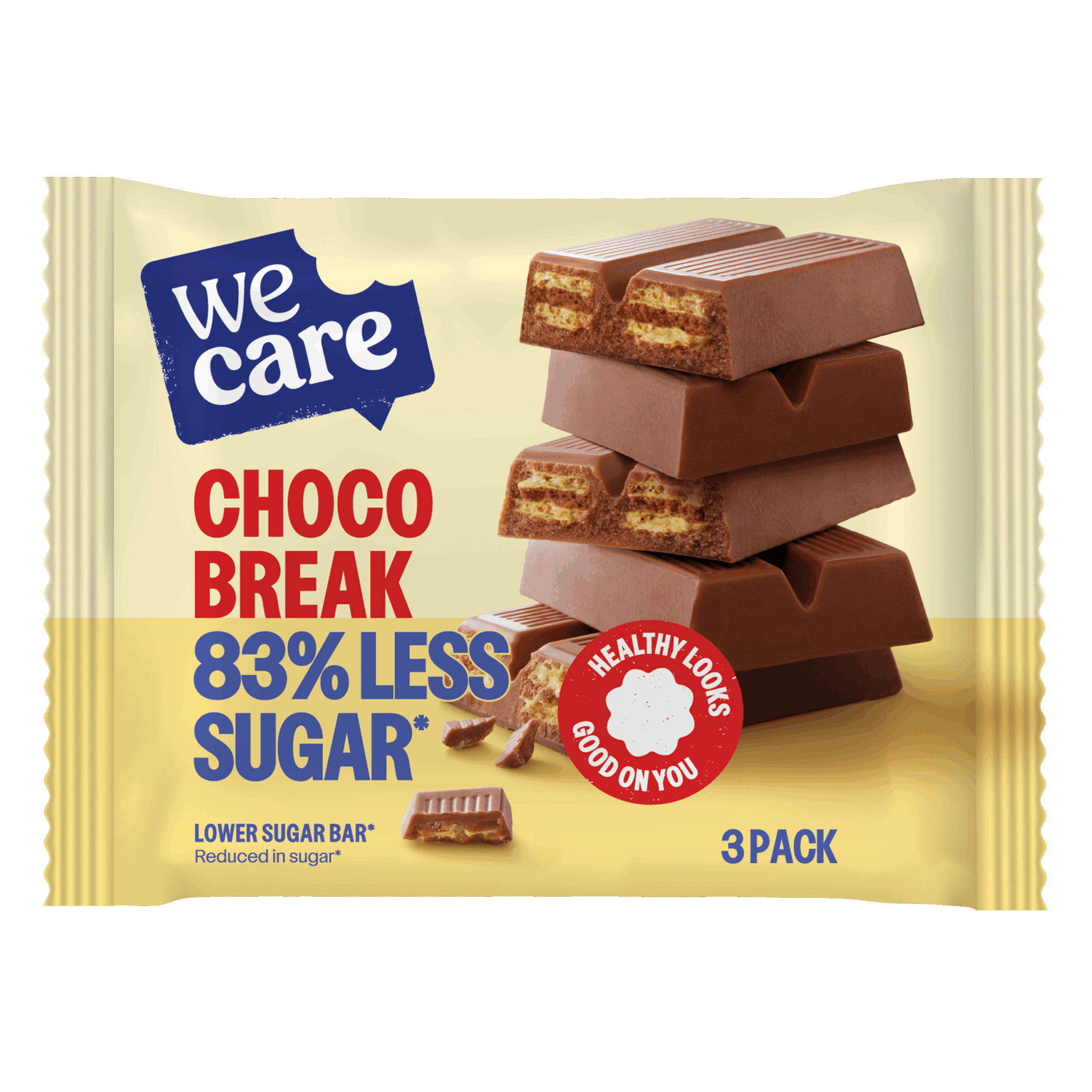 Wecare Bar Chocolate Break (3 X 21,5 gr)