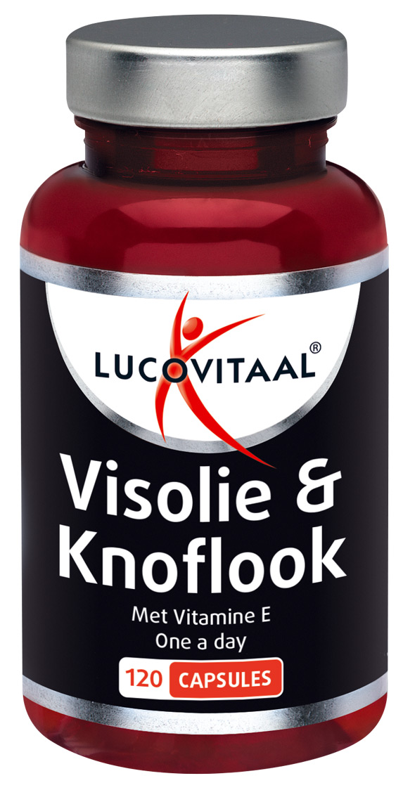 Lucovitaal Visolie & Knoflook (120 capsules)