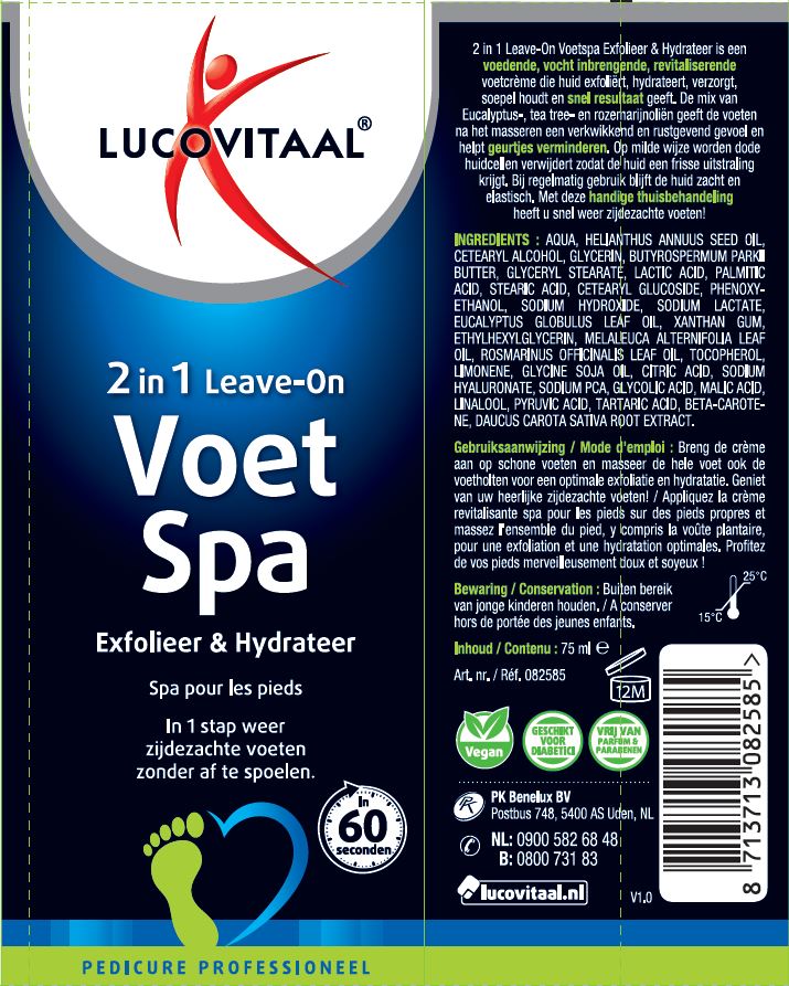 Lucovitaal Voetspa Exfolieer & Hydrateer (75 ml)
