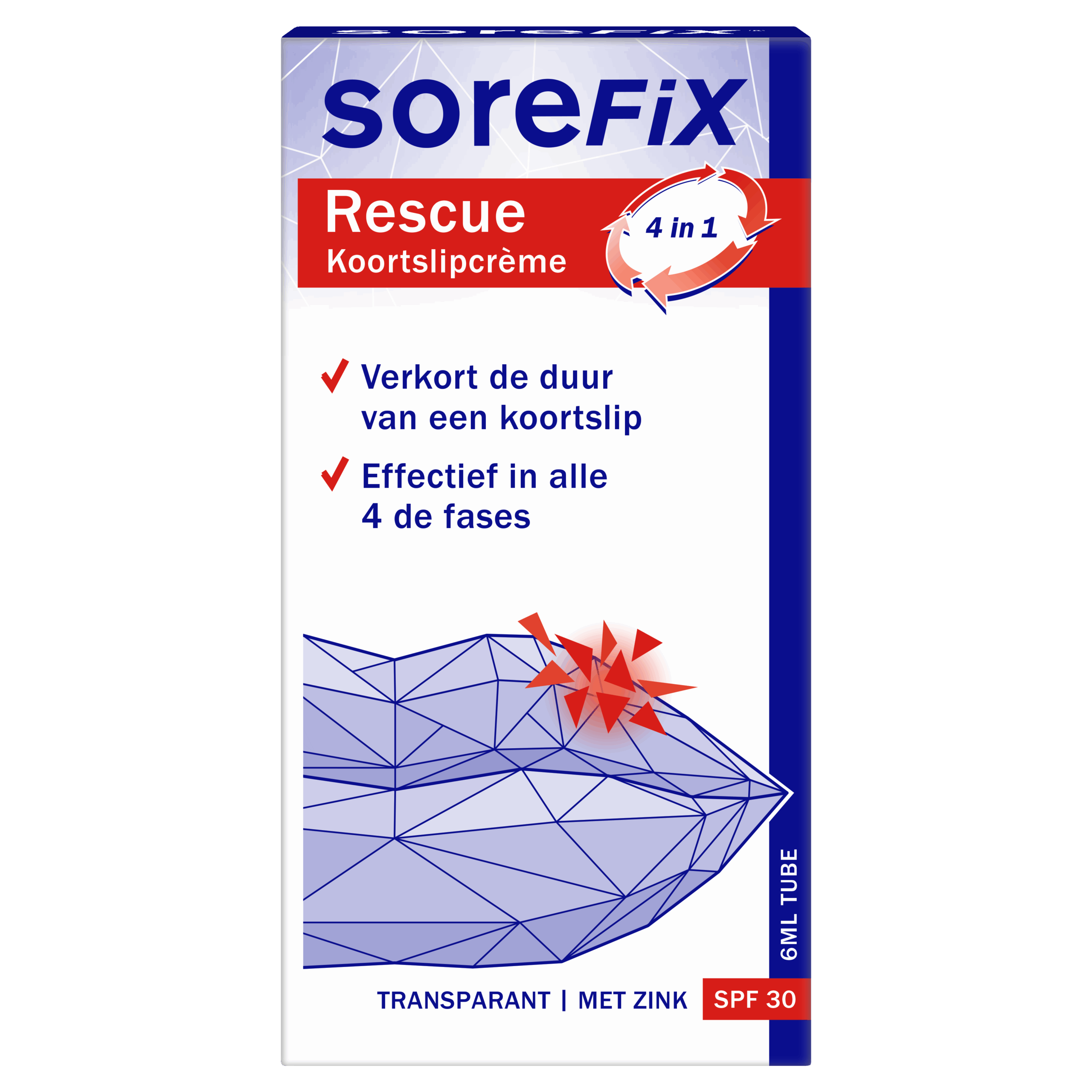 SoreFix Rescue Koortslipcrème (6 ml)