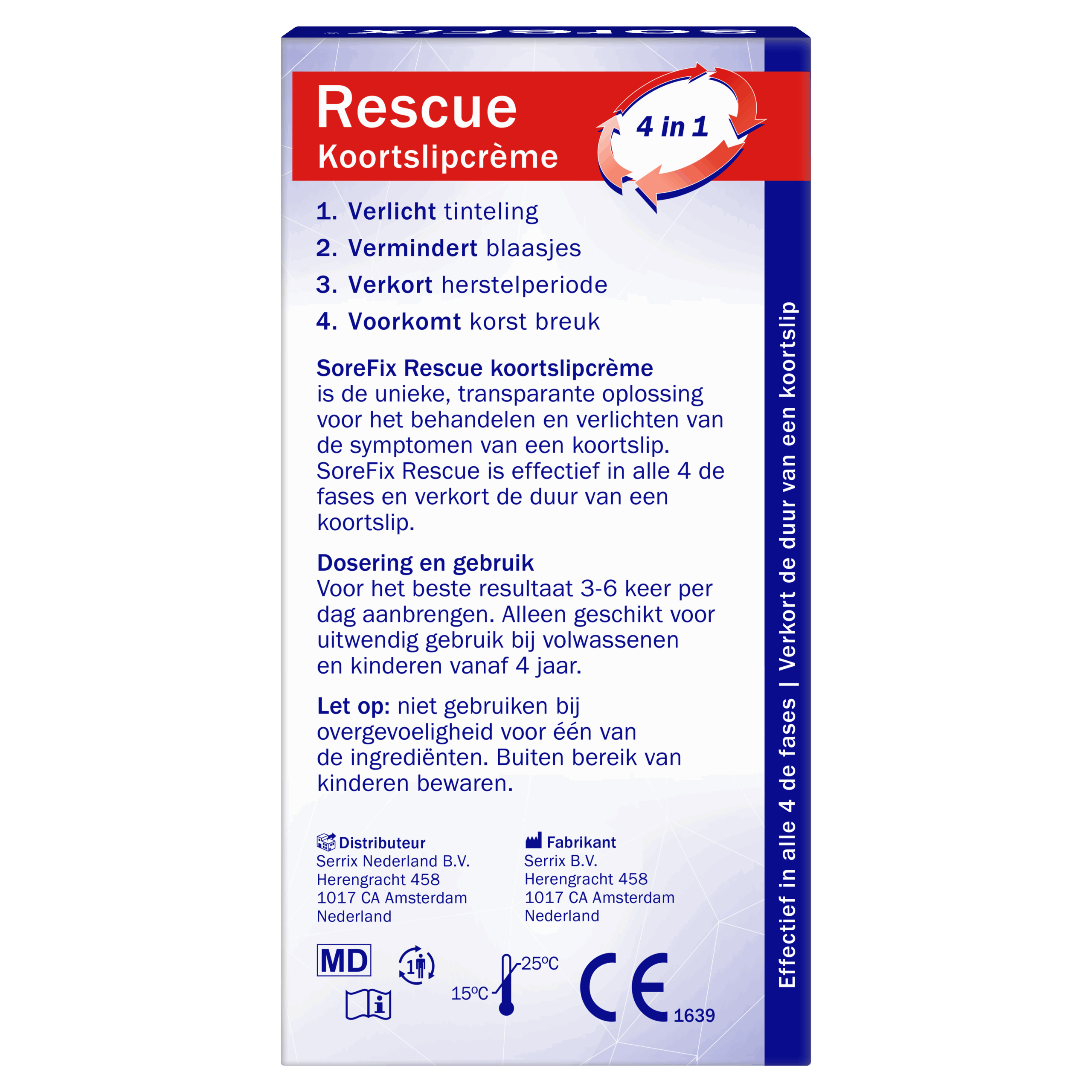 SoreFix Rescue Koortslipcrème (6 ml)