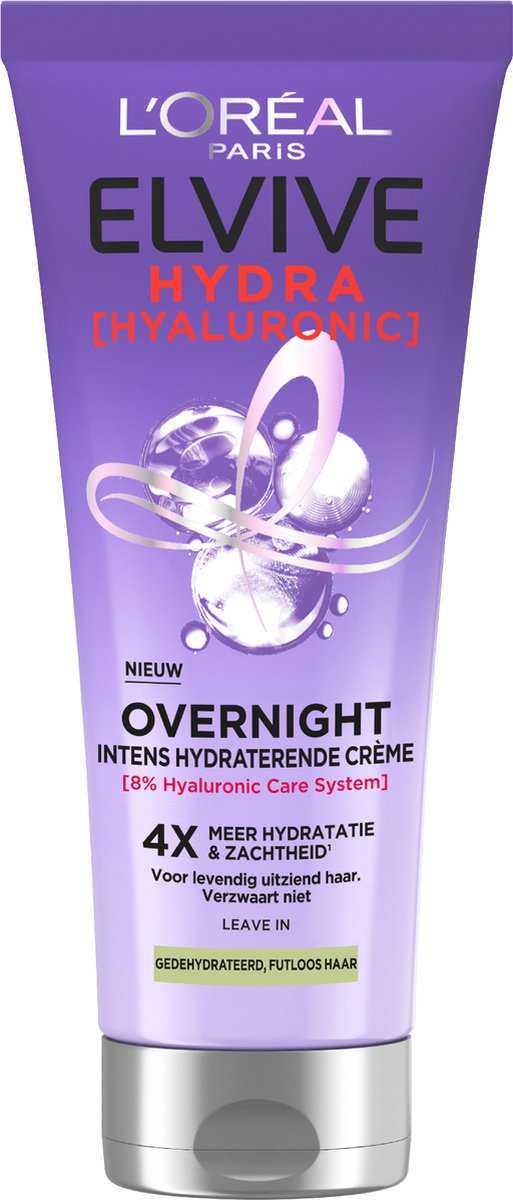 L'Oréal Elvive Hydra Hyaluronic Overnight Cream (200 ml)