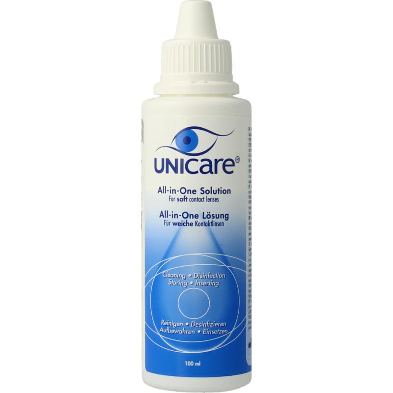 Unicare Alles-In-Een Vloeistof Zachte Lenzen (100 ml)