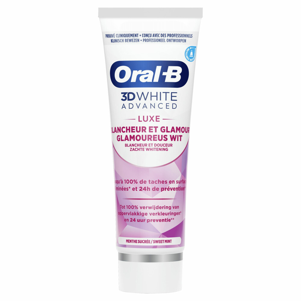 Oral B 3D White Advanced Luxe Glamour Wit (75 ml)