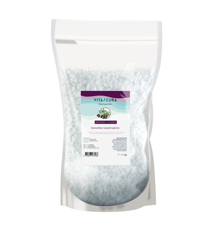 Vitacura Magnesium Zout Flakes Jeneverbes (1000 gr)